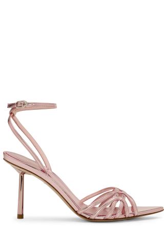 Bella 90 pink metallic sandals