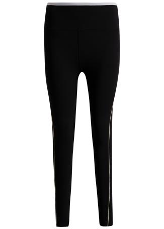 Tempo black logo stretch-jersey leggings