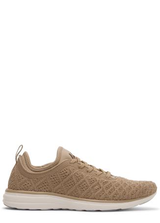 Techloom phantom pink woven stretch-knit sneakers