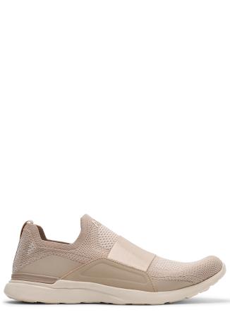 Techloom bliss pink mesh stretch-knit sneakers