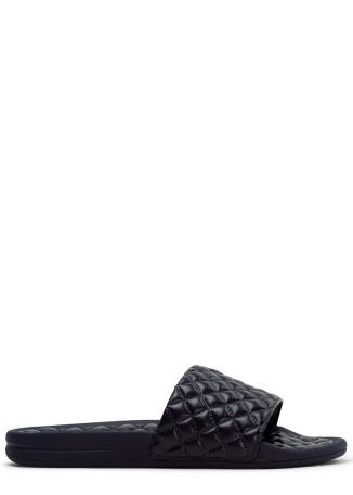 Lusso blue quilted leather sandals