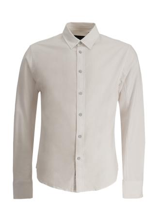 Fit 2 white cotton shirt