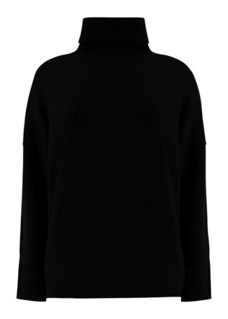 Black cashmere jumper