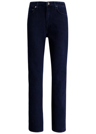 Harlow navy straight-leg jeans