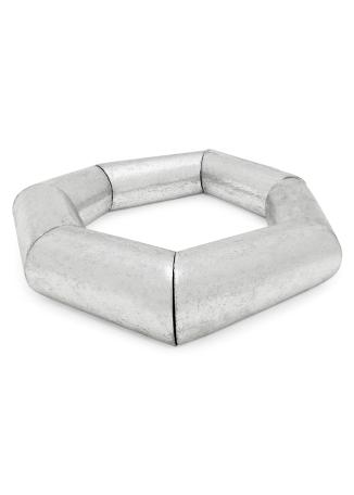 Zudoma asymmetric silver-tone acacia bracelet