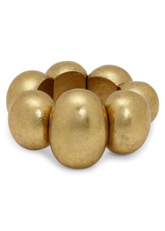 Prisma gold-tone acacia beaded bracelet