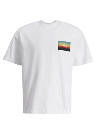White logo cotton t-shirt